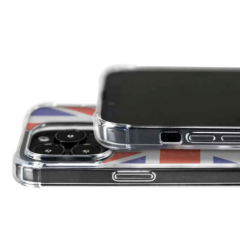 United Kingdom Flag Distressed iPhone 16 Pro MagSafe Case